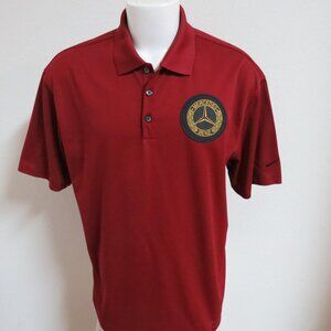 Sz L-2XL Red Nike Dri-Fit Men's #04T Polo Shirt
